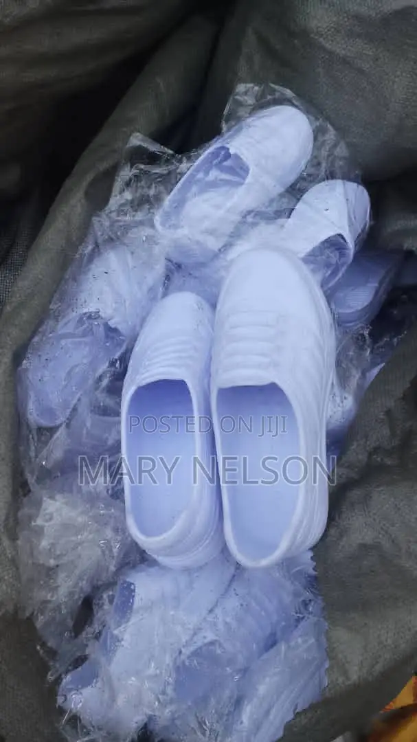 Brand New White Rubber Sneakers - Kids - 1