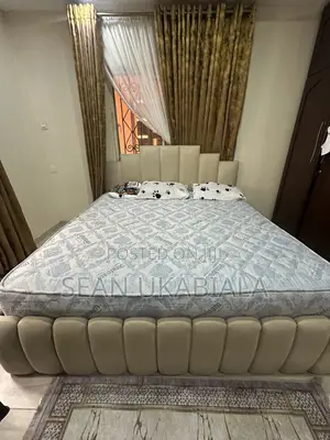 Used Bed Frame with Mattress (6x7ft)