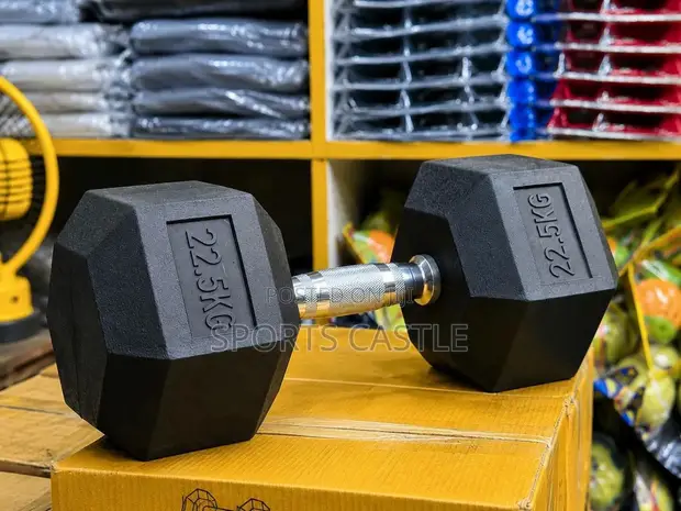 22.5kg Hex Dumbbell (Pair) - 1