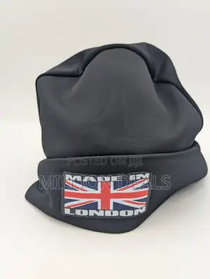 Men's Black Alpaca Skull Cap - Made in London