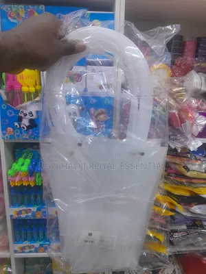 Clear PVC Flower Bouquet Tote Bags - Transparent Gift Packaging