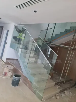 Elegant Glass Handrails Installation