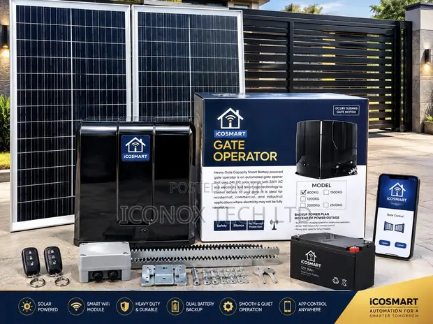 iCOSMART Smart Gate Automation Machine 900kg with Remote - 1