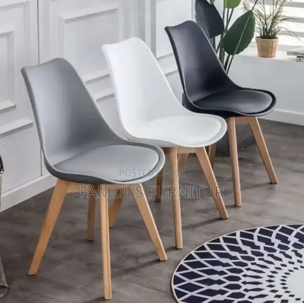 Modern Nordic-Style Dining Chairs (Set of 4) - Brand New - 1