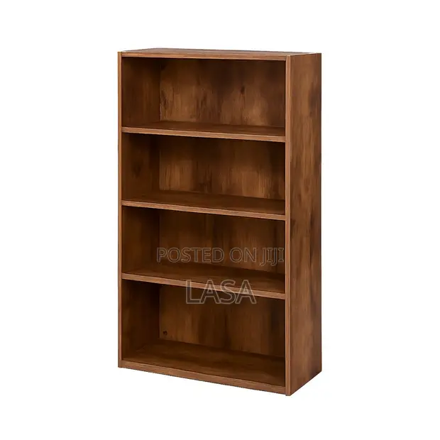 Lazava Rustic Wooden Bookshelf - 1