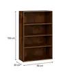 Lazava Rustic Wooden Bookshelf - 2