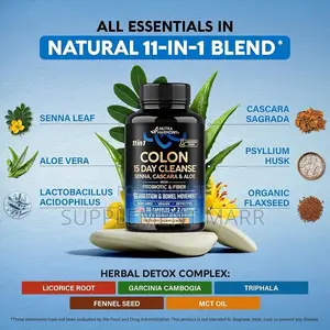 11-in-1 Colon 15 Day Tsabtacewa - Taimakon Narkewa & Fitsari