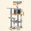 LASA Babban Cat Tree Tower Mai Hammock & Kogo - 3
