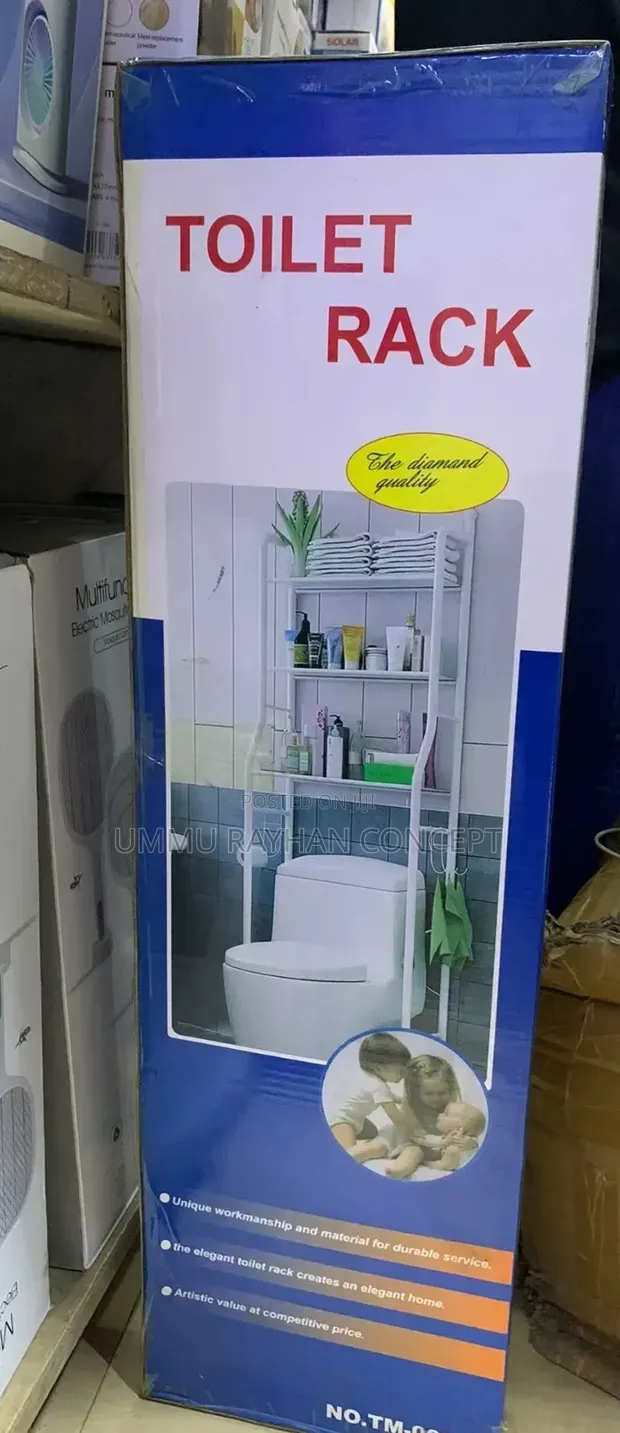 3-Layer Freestanding Toilet Rack Organizer - 1