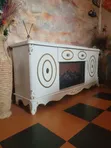 1.5m Royalty TV Stand with Electric Fireplace - 3