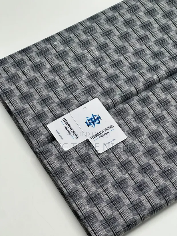 Herringbone Cotton Fabric - 1