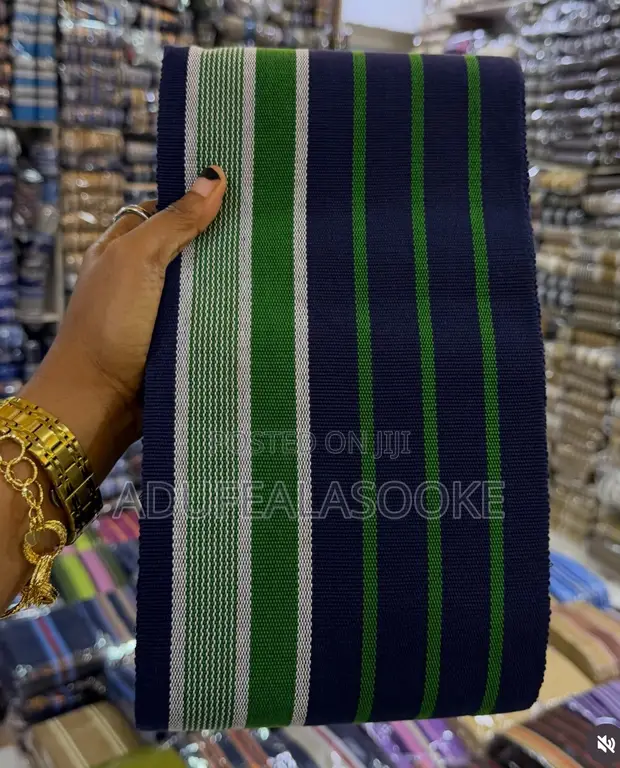 Quality Cotton Aso Oke Fabric - 1