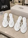 Zara Comfy Slippers Kitten Heel White - 1