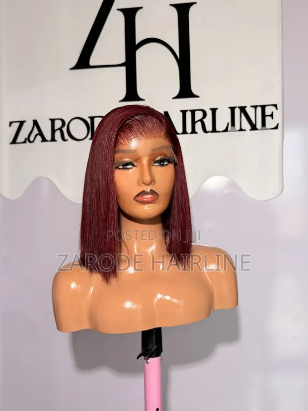 SDD Vietnamese Bonestraight Wig Burgundy 200g - 1