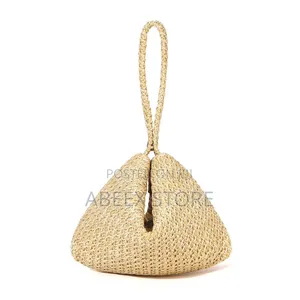 Gold Pearl Woven Purse