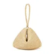 Gold Pearl Woven Purse - 2