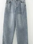 Paint-Splatter Boyfriend Jeans - 2
