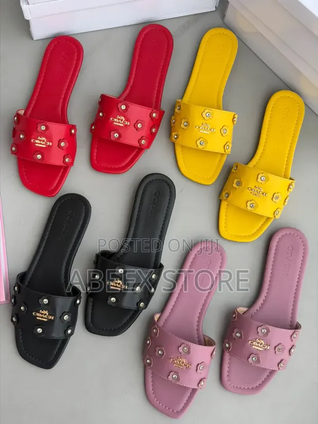 High Quality Coach Slippers - Brand New - 1