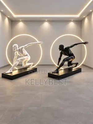 Humanoid Sculpture LED Floor Lamp