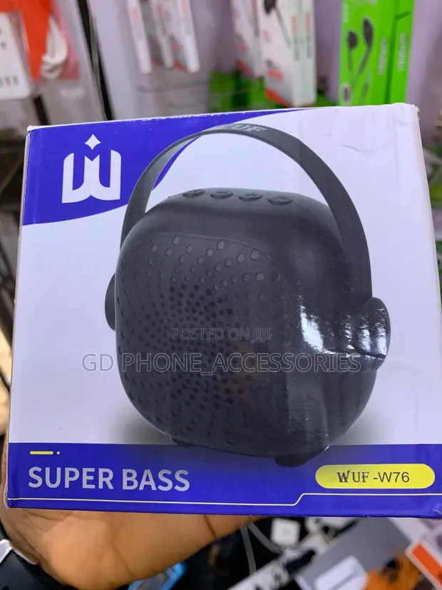 WUF-W76 Super Bass Portable Bluetooth Speaker - 1