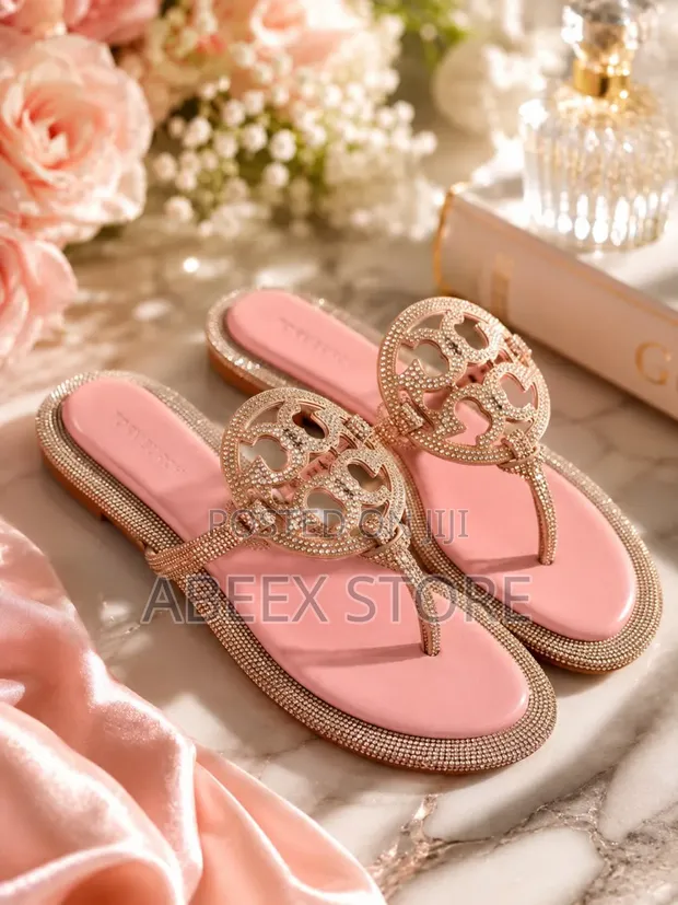 Tory Burch Rhinestone Flats - 1