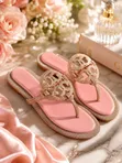 Tory Burch Rhinestone Flats - 1