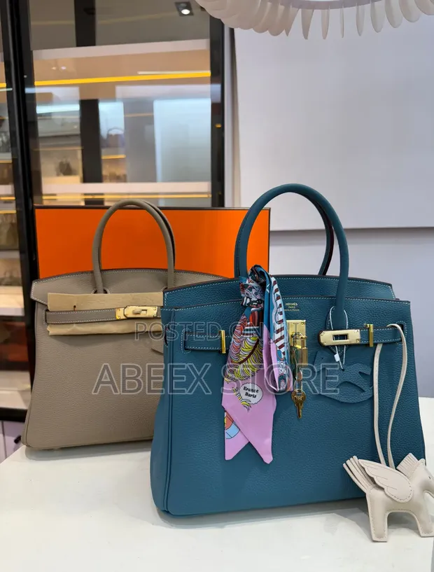 Hermes Birkin Solid Leather Bag - 1
