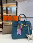 Hermes Birkin Solid Leather Bag - 1
