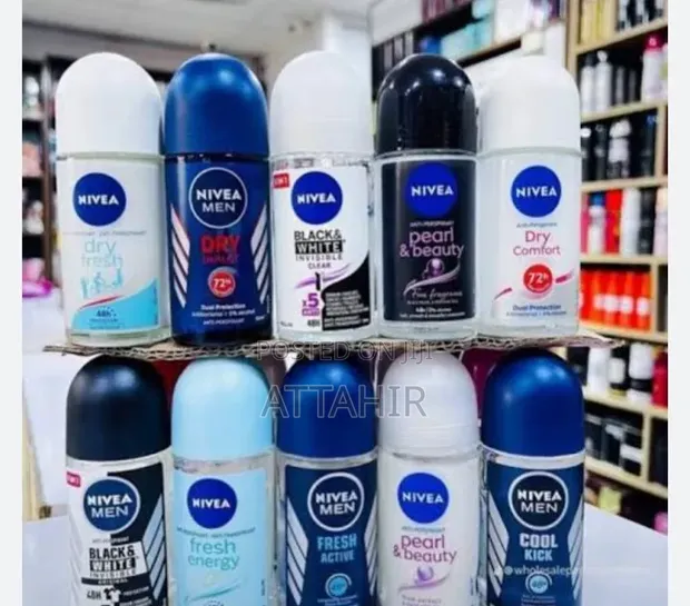 Nivea Roll-On 50ml - Black & White / Dry Comfort / Whitening - 1