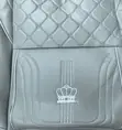 Luxury Crown Car Seat Cover - Gray - 1