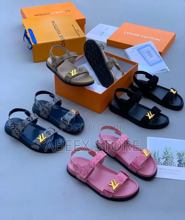 Luxury Louis Vuitton Daddy Sandals - 1
