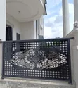 Wrought Iron Handrail - Lazer Cut Design - 2