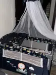 Bassinet mai motsi tare da teburin canzawa da raga - 5