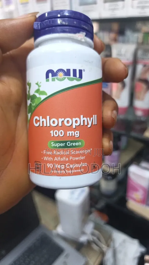 NOW Foods Chlorophyll 100mg 90 Veg Capsules - 1
