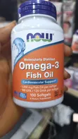 Now Omega-3 Fish Oil 100 Softgels - 1
