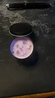 Decorative Scented Candle - Purple Aromatherapy in Black Metal Tin - 2