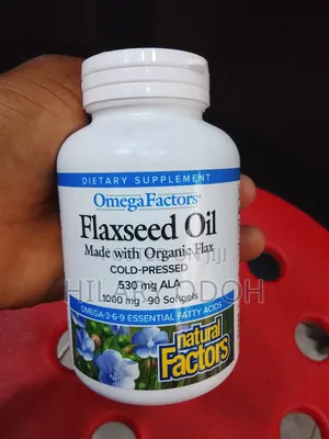 Natural Factors OmegaFactors Flaxseed Oil 1000mg Softgels