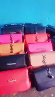 Women's High Quality Chain Purse - Black - 3