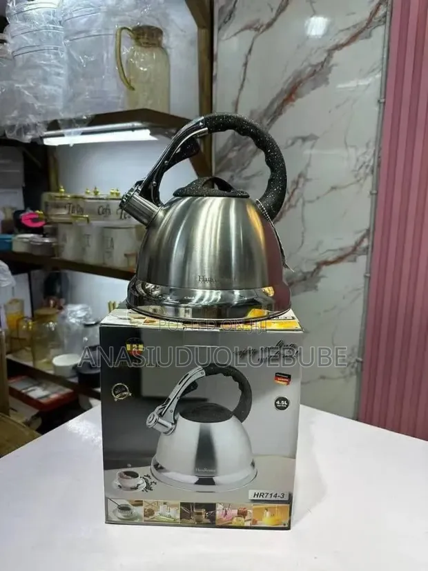HausRoland Stainless Steel Whistle Kettle 4.5L - 1