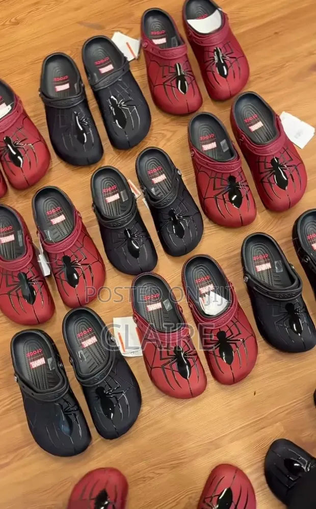 Spiderman Crocs Clogs - Brand New - 1