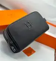 Hermes Premium Luxury Maza Na Gaskiyar Fata Aljihu - 1