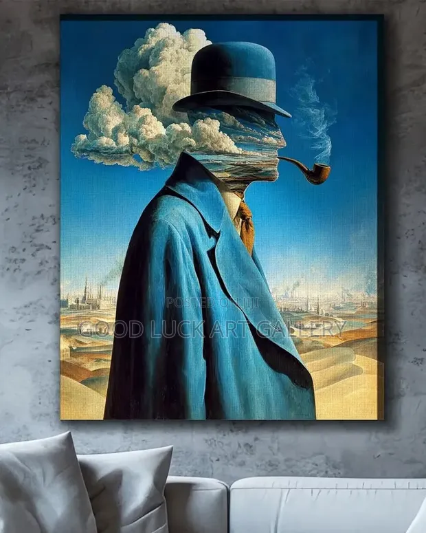 Frameless Surrealist Wall Art Canvas - 1