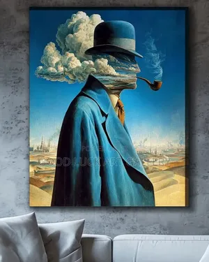 Frameless Surrealist Wall Art Canvas
