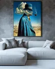 Frameless Surrealist Wall Art Canvas - 2