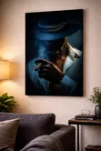 Frameless Surrealist Wall Art Canvas - 3