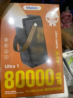 Haisic 80000mAh Power Bank - Baki