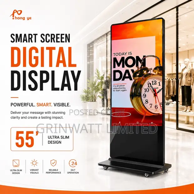Electronic Indoor/Outdoor Digital Signage 55-inch - 1