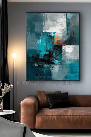 Zanen Abstract Mai Gilashi - Canvas Mai Launuka Daban Daban