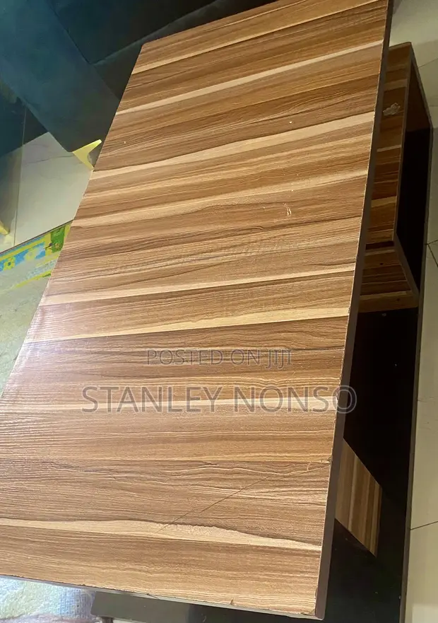 Center Table - Brown Square Wood - 1