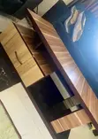 Center Table - Brown Square Wood - 2